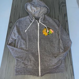 Black hawks zip up